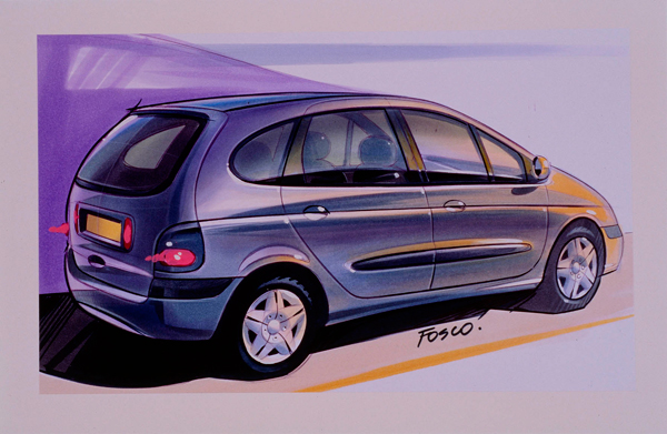 Renault Scenic 1995 sketch
