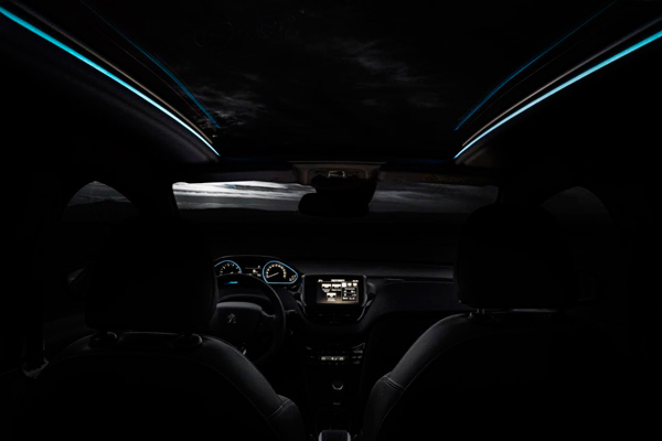 Peugeot 2008 interior dark