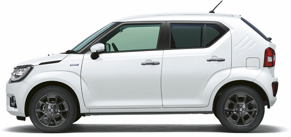 Nieuwe Suzuki Ignis white side