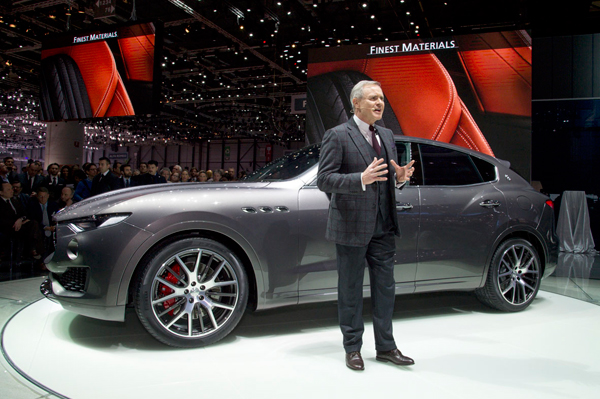 Maserati Levante unveil presentation