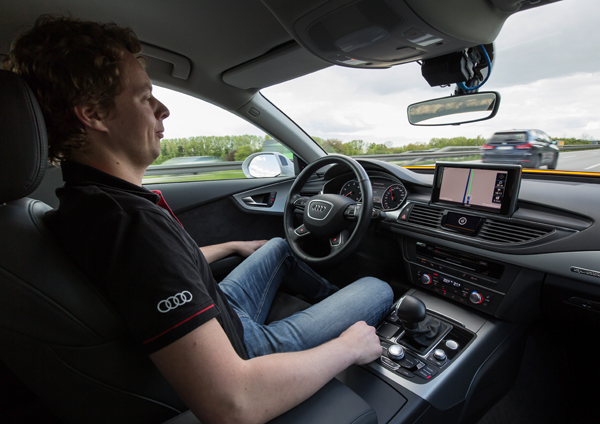 Audi A7 Piloted driving concept cockpit