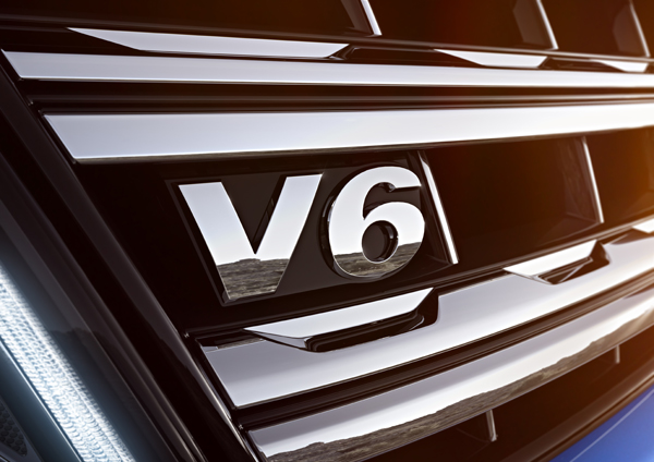 VW Amarok Alltag V6 badge