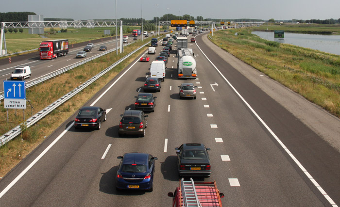Rits-situatie Autosnelweg A2