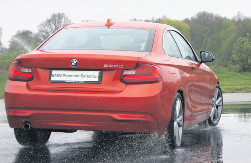 BMW 2 Serie Coupe slipvlak
