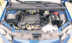 Chevrolet Aveo test motorcompartiment