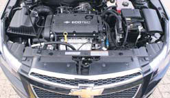 Chevrolet Cruze HB motorcompartiment