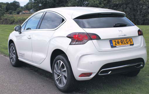 Citroen DS4 test achterkant