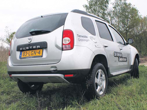 Dacia Duster test achterkant