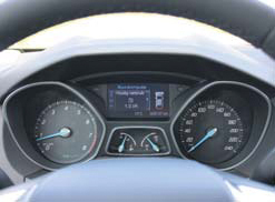 Ford Focus Ecoboost test klokken