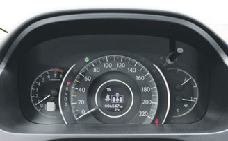 Honda CR-V klokken