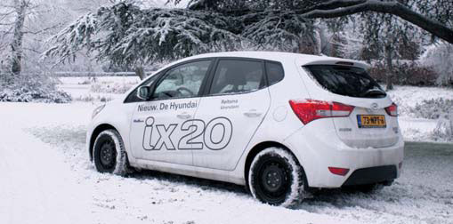 Hyundai ix20 test achterkant