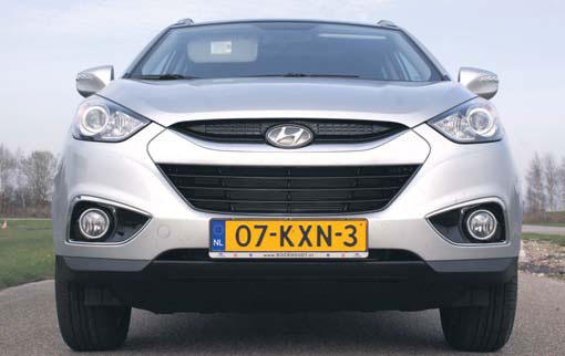 Hyundai ix35 test front