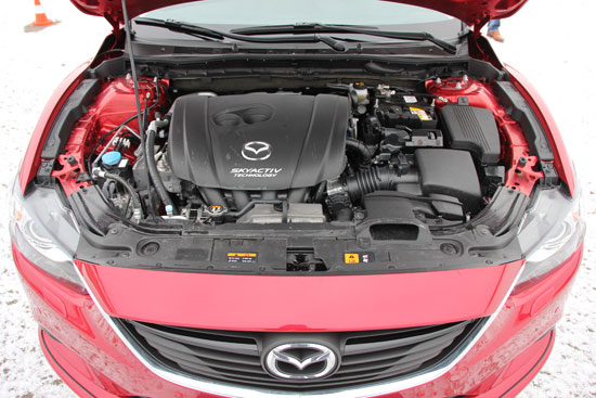 Mazda6 Sportbreak motorcompartiment