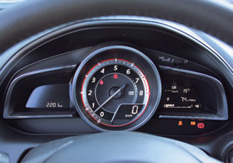 Mazda CX-3 clocks
