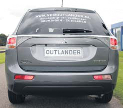 Mitsubishi Outlander 2012 testverslag achterkant