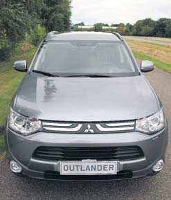 Mitsubishi Outlander 2012 testverslag front