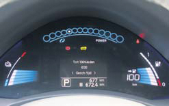 Nissan LEAF testverslag klokken