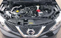 Nissan Qashqai 2014 testverslag motorcompartiment