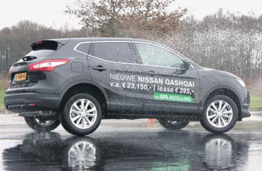 Nissan Qashqai 2014 testverslag slipvlak