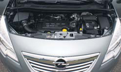 Opel Meriva test motorcompartiment