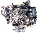 Porsche Cayman test motor