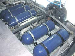 Volkswagen Caddy Groengas test tanks