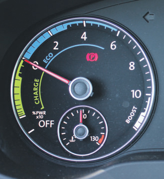Volkswagen Jetta Hybrid klokken