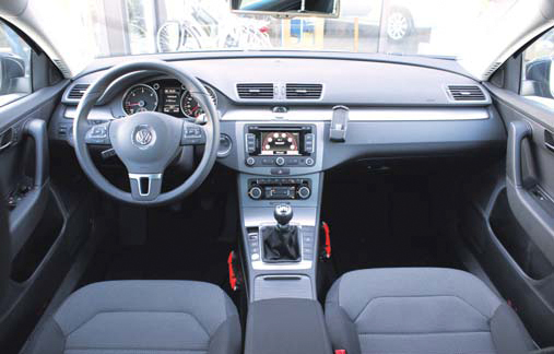 Volkswagen Passat test interieur