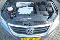 Volkswagen Tiguan 2.0 TDI test motorcompartiment