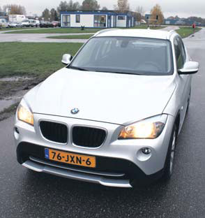 BMW X1 test front