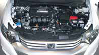 Honda Insight Hybrid test motorcompartiment