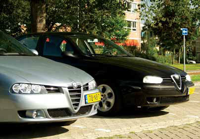 Alfa Romeo 156 oud en nieuw