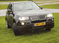 BMW X3 test front
