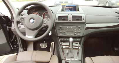 BMW X3 test interieur