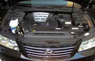 Hyundai Grandeur test motorcompartiment