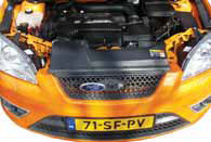 Ford Focus ST test motorcompartiment