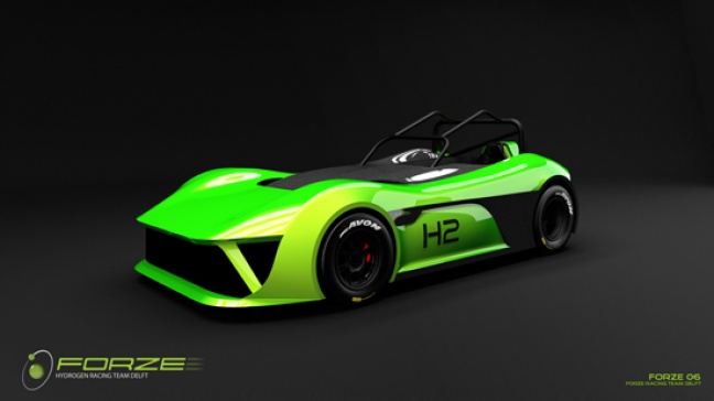 Onthulling ontwerp Forze VI waterstof racewagen