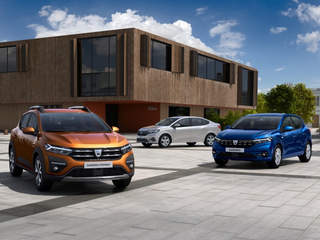 Dacia introduceert volledig nieuwe Sandero, Sandero Stepway en Logan