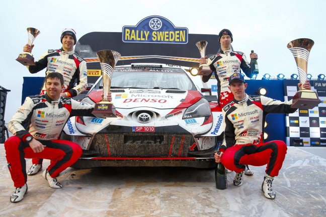 Toyota GAZOO Racing wint opnieuw Rally van Zweden