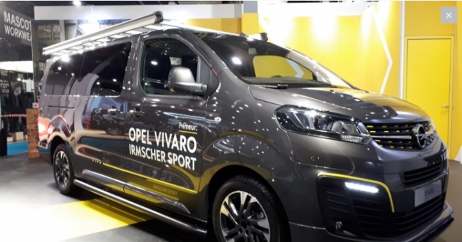 Nieuwe Opel Vivaro Irmscher Sport debuteert op VSK-beurs Utrecht