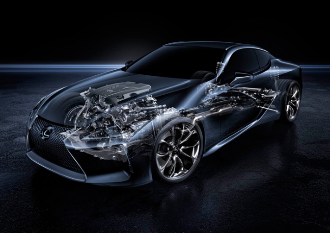 Technisch DNA Lexus LFA supersportscar vertaald naar nieuwe LC premium coupé