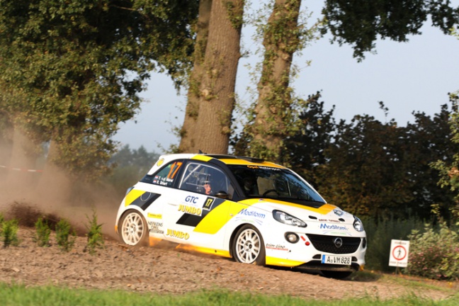 Timo van der Marel met Opel Adam tiende in GTC-rally
