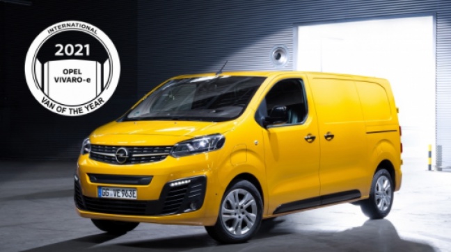 Opel Vivaro-e uitgeroepen tot ‘International Van of the Year 2021’