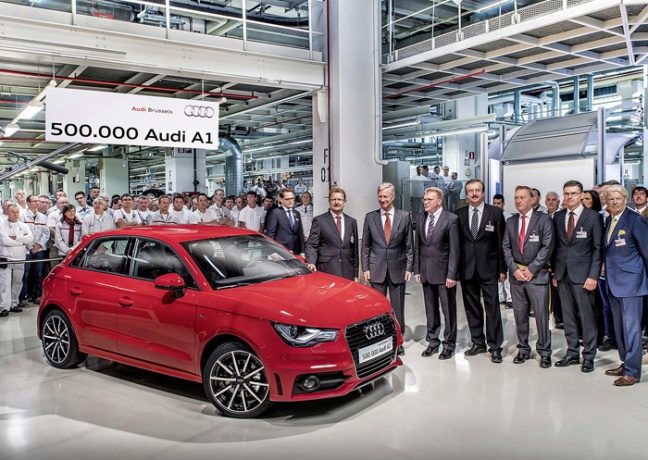 Audi produceert 500.000ste A1 in Brussel