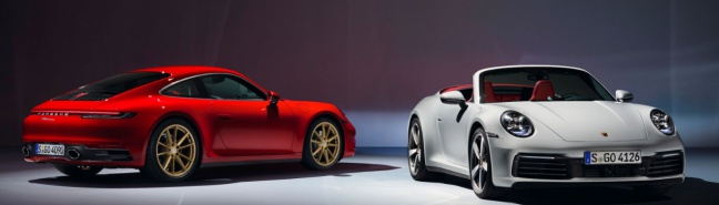Porsche breidt 911-familie uit met Carrera Coupé en Carrera Cabriolet