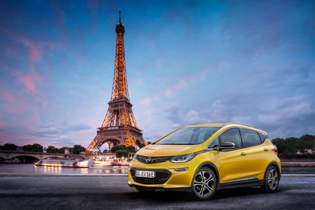 Nieuwe Opel Ampera-e maakt werelddebuut in Parijs