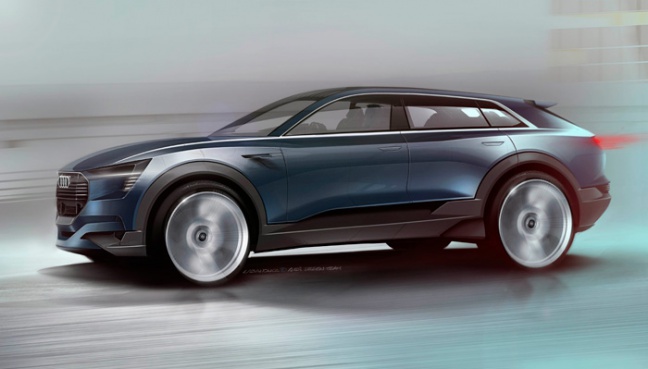 Audi e-tron quattro concept blikt vooruit op elektrische serieproductieauto