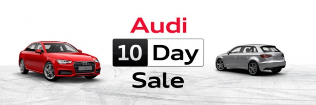 Audi 10 Day Sale: het voordeel van direct rijden in een nieuwe Audi