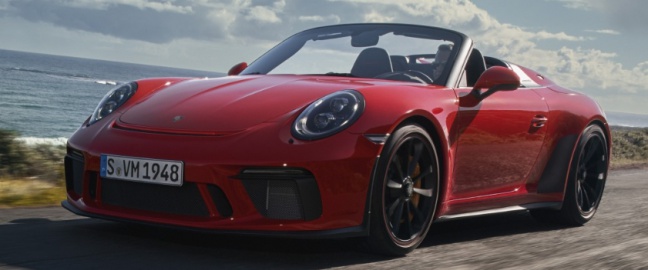 Nieuwe Porsche 911 Speedster beleeft première in New York