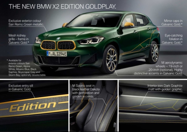 Sportiviteit en exclusiviteit komen samen: de nieuwe BMW X2 GoldPlay Edition.